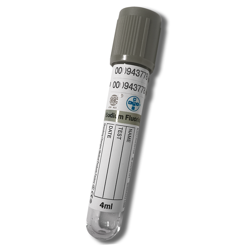 Пробірка Вакуумна для забору крові з калій оксалат-натрій фторид 13*75 мм. 4 мл.